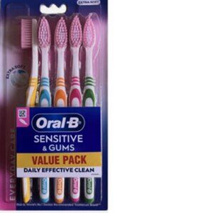 Oral-B Sensitive & Gums Extra Soft Toothbrush 5ct